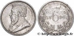 AFRIQUE DU SUD 6 Pence Kruger 1896 