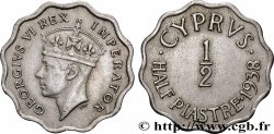 CYPRUS 1/2 Piastre Georges V 1938 