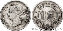 ÎLE MAURICE 10 Cents Victoria 1886 