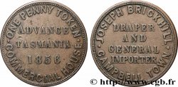 AUSTRALIA 1 Penny token Tasmanie 1856 