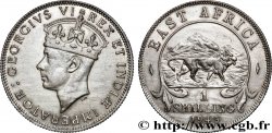 AFRIQUE DE L&nbsp;EST 1 Shilling Georges VI / lion 1945 Pretoria