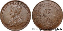 HONG KONG 1 Cent Georges V 1924 