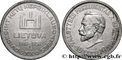 LITHUANIA 10 Litu 20e anniversaire de la république 1938 