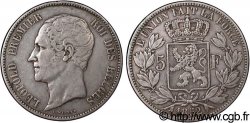 BELGIQUE 5 Francs Léopold Ier 1852 