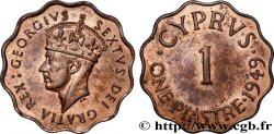 CHYPRE 1 Piastre Georges VI 1949 