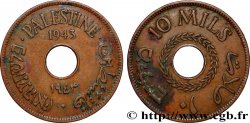 PALESTINE 10 Mils 1943 