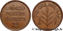 PALESTINE 1 Mil 1946  TTB+ 