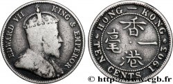 HONGKONG 10 Cents Edouard VII 1903 