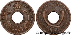 AFRICA DI L&nbsp;EST BRITANNICA  1 Cent (Georges V) 1922 Heaton - H