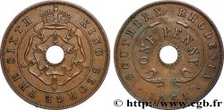SOUTHERN RHODESIA 1 Penny frappe au nom de Georges VI 1951 Londres