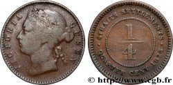 MALAYSIA - STRAITS SETTLEMENTS 1/4 Cent Straits Settlements Victoria 1873 