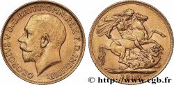 OR, PALLADIUM ET PLATINE INVESTISSEMENT 1 Souverain Georges V 1913 Londres