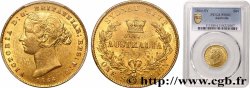 AUSTRALIE - VICTORIA 1 Souverain (Sovereign)  1866 Sydney SUP61 PCGS