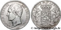 BELGIQUE 5 Francs Léopold Ier 1852 Bruxelles