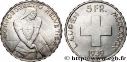 SUISSE 5 Francs 600e anniversaire de la bataille de Laupen 1939 Berne