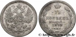 RUSSIA 15 Kopecks 1879 Saint-Petersbourg