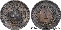 SUISSE 1 Centime (Rappen) Croix Suisse 1925 Berne