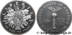 ÉTATS-UNIS D&nbsp;AMÉRIQUE 1 Dollar Proof bicentennaire du Congrès 1989 Denver