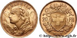 OR, PALLADIUM ET PLATINE INVESTISSEMENT 20 Francs or &nbsp;Vreneli&nbsp; 1947 Berne SUP 