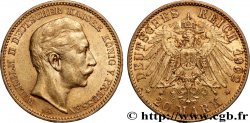 OR, PALLADIUM ET PLATINE INVESTISSEMENT 20 Mark Guillaume II 1902 Berlin TTB+ 