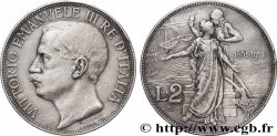 ITALY 2 Lire Victor Emmanuel III - Cinquantenaire de la proclamation du Royaume d’Italie 1911 Rome
