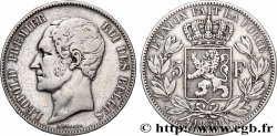 BELGIQUE 5 Francs Léopold Ier 1850 
