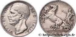 ITALIEN 10 Lire Victor Emmanuel III 1927 Rome SS 