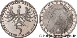 ALEMANIA 5 Mark Proof l’architecte baroque Balthazar Neumann 1978 Stuttgart