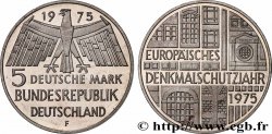GERMANY 5 Mark Proof Année européenne du patrimoine 1975 Stuttgart - F