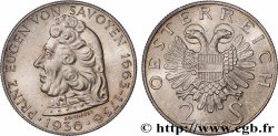 AUSTRIA 2 Schilling 200e anniversaire de la mort du Prince Eugène de Savoie 1936 