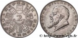 AUSTRIA 2 Schilling 100e anniversaire naissance du Dr Theodor Billroth, chirurgien du pharynx et de l&nbsp;estomac 1929 