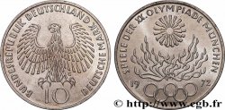 GERMANY 10 Mark XXe J.O. Munich - Flamme olympique 1972 Munich