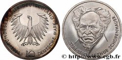 ALLEMAGNE 10 Mark Proof Schopenhauer 1988 Munich