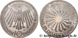 ALLEMAGNE 10 Mark XXe J.O. Munich / aigle type “IN DEUTSCHLAND” 1972 Stuttgart