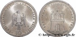 ALLEMAGNE 10 Mark 800e anniversaire de la charte de ville libre de Hambourg 1989 Hambourg
