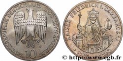 ALLEMAGNE 10 Mark Proof 800e anniversaire de la mort de Frédéric Barberousse 1990 Stuttgart