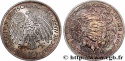 ALLEMAGNE 10 Mark / 30e anniversaire du Traité de Rome et de l’Union Européenne 1987 Karlsruhe