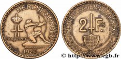 MONACO 2 Francs émission du Crédit Foncier de Monaco 1926 Poissy