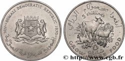 SOMALIE 5 Shillings FAO emblème national / élevage 1970 Londres