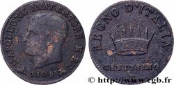 ITALY - KINGDOM OF ITALY - NAPOLEON I 1 Centesimo 1809 Bologne