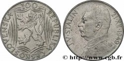 CZECHOSLOVAKIA 100 Korun 70e anniversaire de Staline 1949 