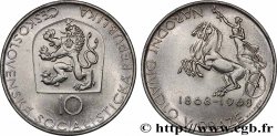 TCHÉCOSLOVAQUIE 10 Korun Centenaire du Théâtre National de Prague 1968 