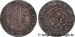 SWITZERLAND - REPUBLIC OF GENEVA 1 Sol - République de Genève B 1788 