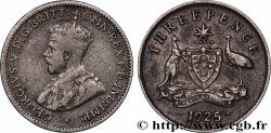 AUSTRALIE 3 Pence Georges V 1925 