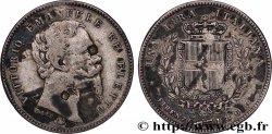 ITALIE - ROYAUME D&nbsp;ITALIE - VICTOR-EMMANUEL II 1 Lire  1860 Florence
