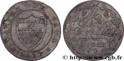 SWITZERLAND - CANTON OF VAUD 1/2 Batzen 1811 