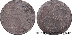SWITZERLAND - CANTON OF VAUD 1 Batz 10 Rappen 1812 