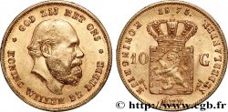OR, PALLADIUM ET PLATINE INVESTISSEMENT 10 Gulden Guillaume III, 1e type 1875 Utrecht