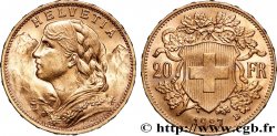 OR, PALLADIUM ET PLATINE INVESTISSEMENT 20 Francs or &nbsp;Vreneli&nbsp; 1927 Berne