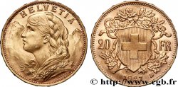 OR, PALLADIUM ET PLATINE INVESTISSEMENT 20 Francs or &nbsp;Vreneli&nbsp; 1927 Berne